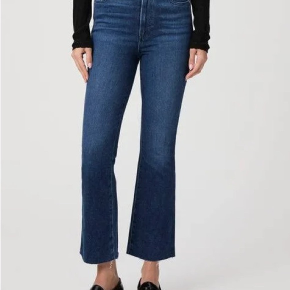 PAIGE Dark Blue Flare Women's Jeans